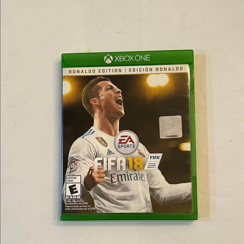Pre owned FIFA 18 Ronaldo Edition for Xbox One